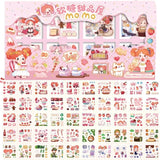 SAMVARDHAN Cute Girl Theme Kawaii Stickers 200 Sheets Cute Washi Stickers, Waterproof Sticker Set for Water Bottle Laptop Scra
