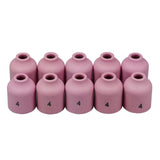 RIVERWELD TIG Gas Lens Alumina Nozzle Ceramic Cups 53N58 4# 1/4 6.5mm for PTA DB SR WP 9 17 18 20 25 26 TIG Welding Torch Pack o