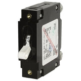 Blue Sea Systems 7246 CSeries White Toggle Circuit Breaker, Single Pole 60 Amp
