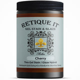 Water-Based Gel Stains by Retique It (32oz Stain, 40 Cherry)