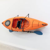StoreYourBoard Roanoke Kayak Storage Rack Holder, Holds 100 lbs, Kayak Wall Mount Hooks Rack for Garage, Space Efficient, Solid 