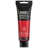 Liquitex BASICS Acrylic Paint, 118ml (4oz) Tube, Cadmium Red Medium Hue