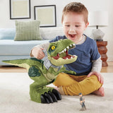Fisher-Price Imaginext Jurassic World Dinosaur Toy Mega Mouth T. Rex Figure Set For Pretend Play Preschool Kids Ages 3+ Years