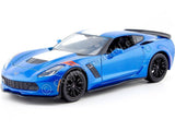 Maisto 1:24 Scale Special Edition 2017 Chevrolet Corvette Grand Sport Die Cast Vehicle (31516-00000002), Metallic Grey