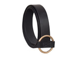 Urbanity Ladies Black Synthetic Leather AutoLock Belt Fits Upto 38 Inches Waist