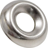 Hillman Group 310170#8 (100Pack) NickelPlated Countersunk Finish Washers, Silver, 100 Pieces