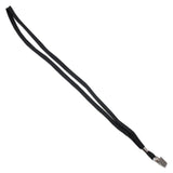Deluxe Safety Lanyards, Clip Style, 36 quot; Long, Black, 24/Box