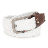 Gil MenS Stretchable Braided Belt With Metal Buckle Elastic Woven Casual & Formal Belt For Jeans, Trousers & Chinos, Adjustabl
