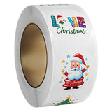 ATORSE 500Pcs Christmas Stickers Roll for Card Making Handmade Crafts Gift Wrapping Style F