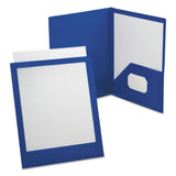 Oxford ViewFolio Framed Twin Pocket Window Portfolio 25 EA/BX