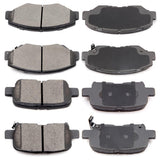 ECCPP D865-7740 D914-7795 Rear & Front Ceramic Disc Brake Pad Set Fit For Honda Pilot 2003-2008