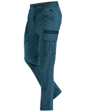 MOURCE Mens Hiking Pants Waterproof - Lightweight Quick Dry Fishing Pants for Men with Pockets, Dark Cerulean