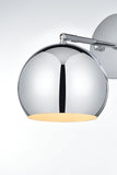 Living District Othello 1-Light Mid-Century Metal Wall Sconce In Brass