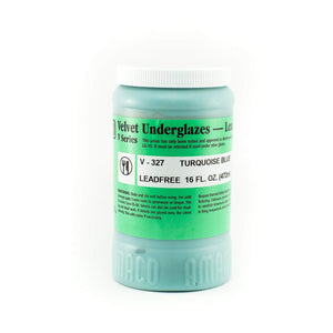 Amaco Velvet Underglaze Pint Turquoise