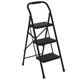 Step Stool for Adults,3 Step Ladder Folding 330lbs Anti Slip Step Stool,Foldable Ergonomic 3 Step Stool with Wide Pedal for Home