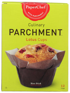 (2 Pack) Standard Lotus Baking Cups, Cupcake Liner Muffin Wrapper, 24 Pieces (12-ct/Box)