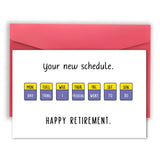 Funny Retirement Cards for Him Her, Happy Retirement Card for Dad Mom, Humor New Job Card Gifts for Women Men, Congratulation Ne
