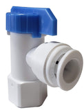 Metpure Quick Connect Tank Ball Valve with Gasket For Water Purification Systems And Reverse Osmosis System Pressurized Water St