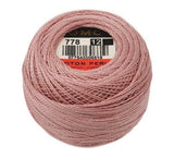 DMC 116 12778 Pearl Cotton Thread Balls, Very Light Antique Mauve, Size 12