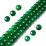 100pcs 8mm Green Agate Beads Natural Gemstone Beads Round Loose Beads for Jewelry Making