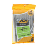 BIC Round Stic Ball Pens 10 Pack Black GSMP101BK (6Pack)