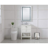 Elegant Decor Helios 36 X 24 Hardwired Led Bathroom Mirror With Touch Sensor