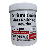 1Lb (453g) 99% Cerium Oxide Glass Polishing Powder (7-9 Um) - Removes: Oil Films, Water Spots, Swirl Marks, Wiper Streaks, Remov
