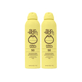 Sun Bum Kids SPF 50 Clear Sunscreen Spray | Wet or Dry Application | Hawaii 104 Reef Act Compliant (Octinoxate & Oxybenzone Free