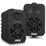 Pyle Indoor Outdoor Speakers Pair - 300 Watt Dual Waterproof 42-Way Full Range Speaker System w/ 1/2High Compliance Poly