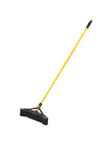 Rubbermaid Commercial Products Maximizer PushtoCenter Broom with MultiPurpose Bristle, 18 Wide, Black (2018727)