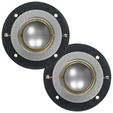 Seismic Audio - T-Diaphragm-2Pk - 2 Pack of Replacement Diaphragms for Pro Audio Loudspeaker Titanium Horn Driver PA/DJ
