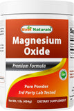 Best Naturals Pure Magnesium Oxide Powder 1 Pound