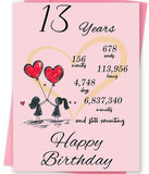 FANCYLUCKY Sweet 16th Birthday Card, Funny 16th Birthday Decorations for Girls, Happy 16 Year Old Bday Card Gift for Daughter Ni