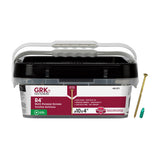 GRK Fasteners R4 #10 x 4 Inch, Multi-Purpose Framing Screws, 450 PCS, Rust Resistant Climatek Coating, Outdoor Fencing and Deck 
