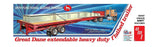 Amt 1/25 Great Dane Extendable Flatbed Trailer, Model Kit, Amt1111