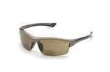 Delta Plus WELRX350BR30 3.0 Diopter Bifocal Safety Glasses, Metallic Brown Frame, Brown Lens