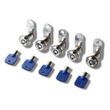 Sintron General Lock Replacement Length 0.75 inch 19mm 5 Pack, Keyed Alike Tubular Lock Cam Lock RV Storage Lock Barrel Lock Cyl