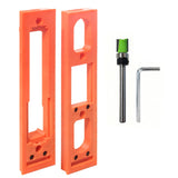 Concealed Door Hinge Installation Kit | with Guide Template Jig | with Dedicated Concealed Hinge Slotting Template | Lightweight