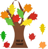 4Es Novelty Tree Craft Kit 4-Pack, Foam, Self-Adhesive - 11Thanksgiving Craft, Ideal for Fall Crafts for Kids Perfect Grati
