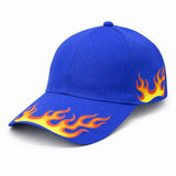 Top Trick Caps Unisex Caps With Flame Design Adjustable Strap In Summer Cap All Sports Cap For Boys Women Sports Cap(Pack Of 1) 