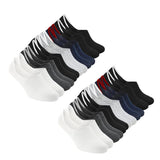 Xjarvis No Show Loafer Socks For Men Combo Made With Breathable Moisture Absorbing & Anti Odour Combed Cotton With Anti Slip Grip & Low Cut Ideal Socks For Summer Multicolour (Pack Of 12),Pack of 12 - Black ,,,B0DBQVXCTT
