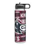 Rico Industries NCAA Fairleigh Dickinson Knights Standard 22oz Stainless Steel Tumbler with Lid - Great For Coffee, Tea, Water o