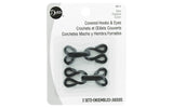 Dritz 7671 Hooks & Eyes, 0, Black, 2 Count