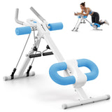MERACH Ab Machine, Ab Workout Equipment, Adjustable Ab Trainer Machine for Abs Workout at Home Gym, Foldable, Knee Protection, A