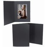 Black Cardboard Event Photomount Folder frame w/plain border sold in 25s 4x6