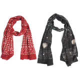 Rai Sahab Female Stole/Scarf For Girl/Ladies Cotton Blend Ethnic Pattern Solid Scarves For Women(Stco23)