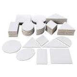 Hygloss Products Corrugated Geometric Shapes Ideal Activity for Arts and Crafts Good for Home or Class STEM Activity for K