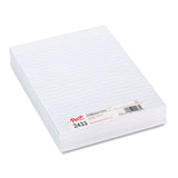 Pacon 2433 Composition Paper, 3/8Inch Ruling, 16 lbs., 8 x 101/2, White, 500 Sheets/Pack (PAC2433)