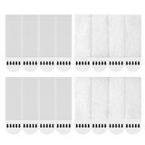 24-Pairs (48 Strips) Picture Hanging Strips Heavy Duty, Large Adhesive Poster Wall Strips, Hanging Hooks Without Nails, Damage F