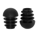 Flyshop 16-Pack 5/8, 16 mm Black Plastic End Caps Round Tube Inserts Furniture Glides for Tables and Chairs (Fit 5/8, 16 mm OD T